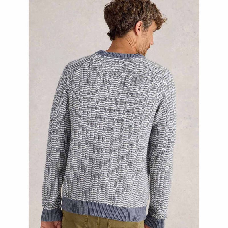 White Stuff Textured Crew Neck Jumper image number 1